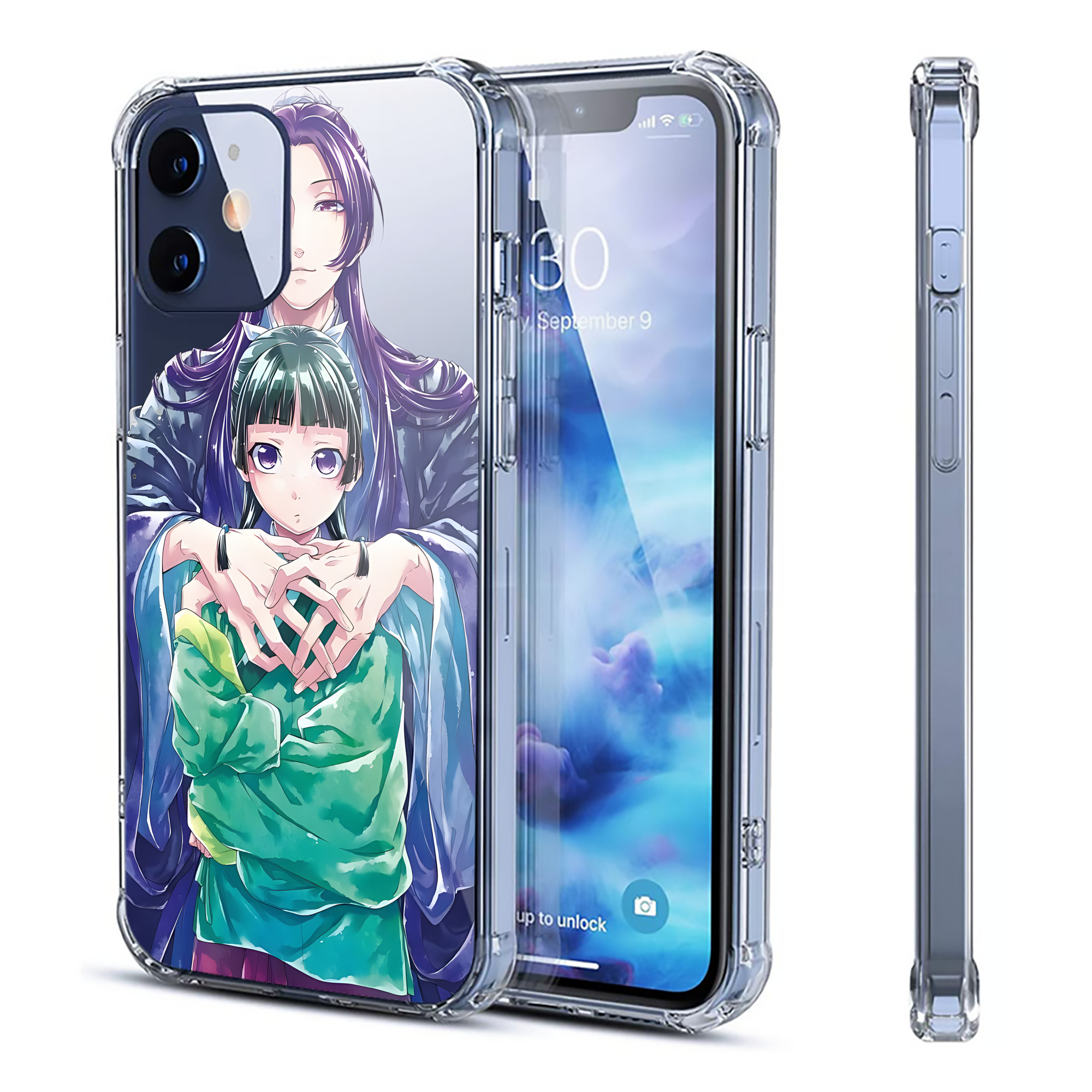 （画像用） 薬屋のひとりごと The Apothecary Diaries 【iPhone 12シリーズ対応】透明スマホケース（クリアソフトケース）